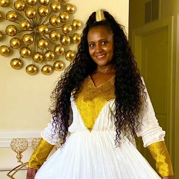 COPY - Ethiopian habesha traditional woman’s dress - Picture 1 of 9
